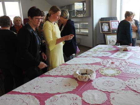 Na ogled je bilo  več kot 250 različnih velikosti prtov